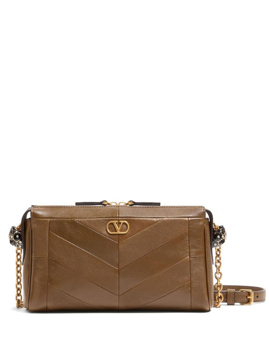 Panthea Small Leather Shoulder Bag