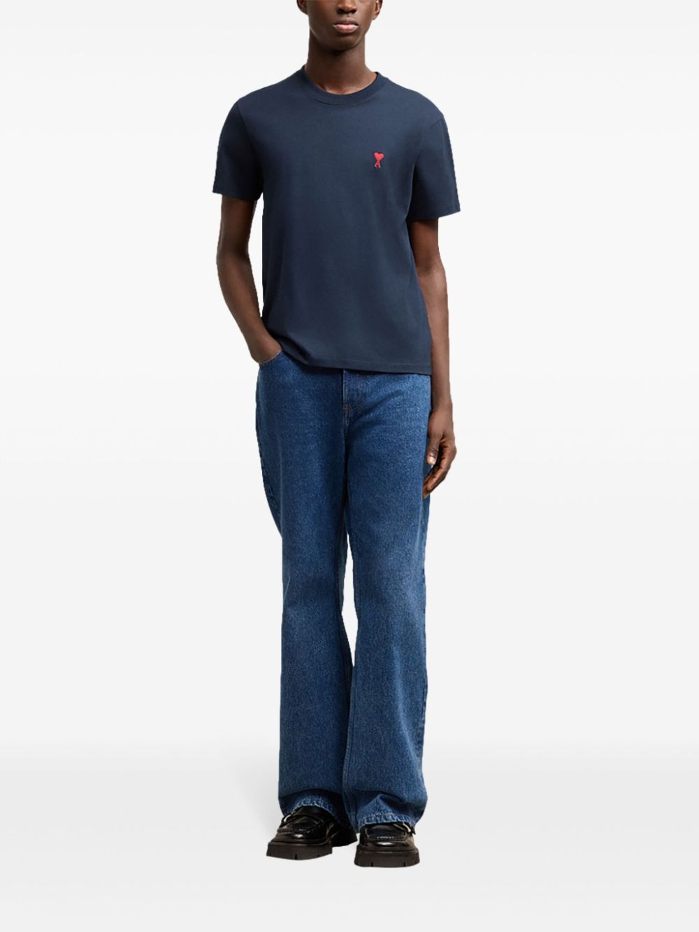 Ami Paris T-shirts and Polos - BLUE | a96abc3cfd8e08f400b4757a789ec0d757388647