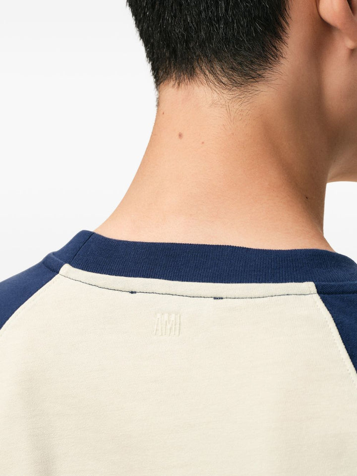 Ami Paris T-shirts and Polos - Blue and green | 074ae137d6dd25ec4670275d0f0ffec26c22b0b0