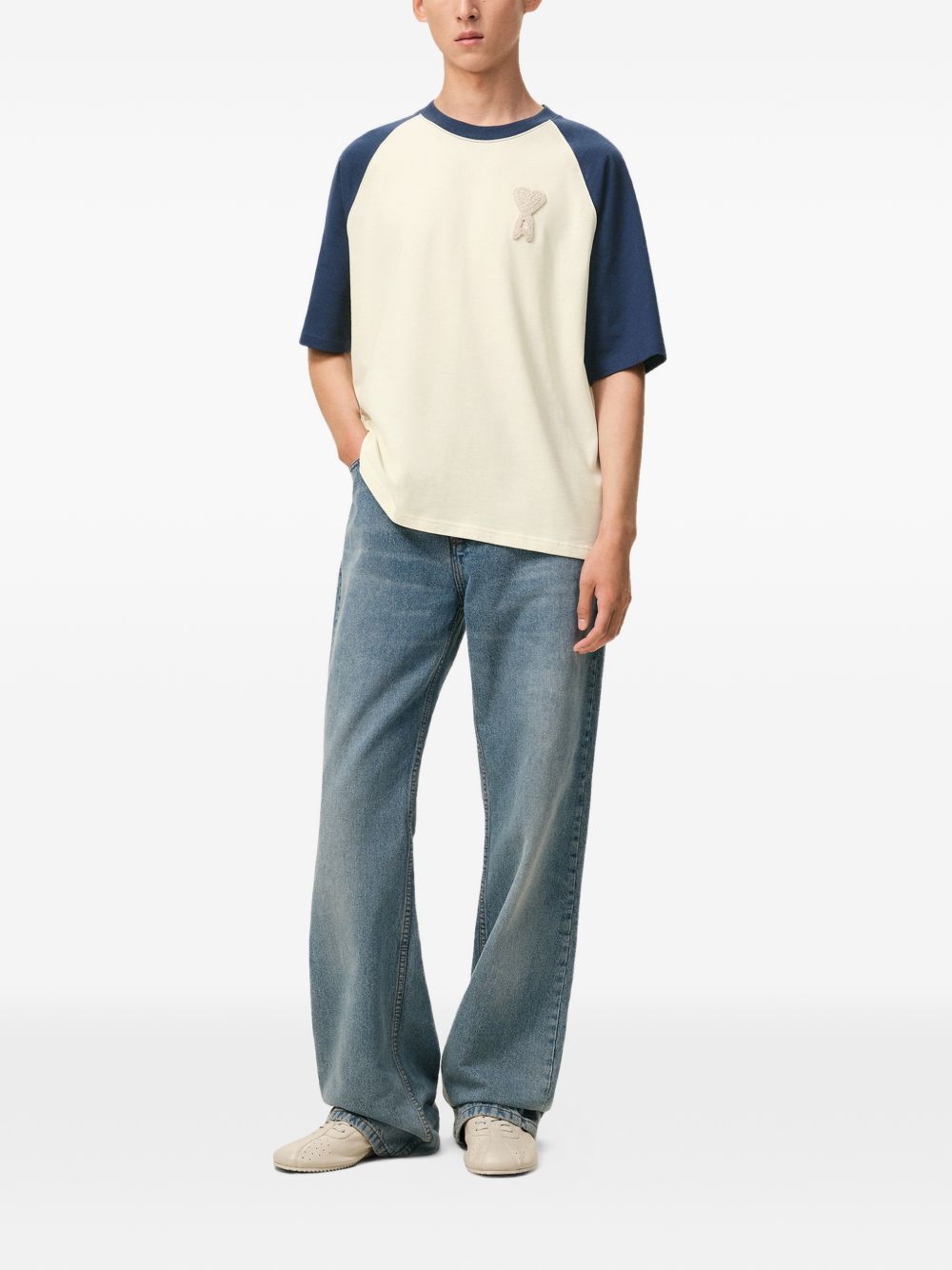 Ami Paris T-shirts and Polos - Blue and green | 8a6ee2f8374b2631b783c307c461bb2c541c8d77