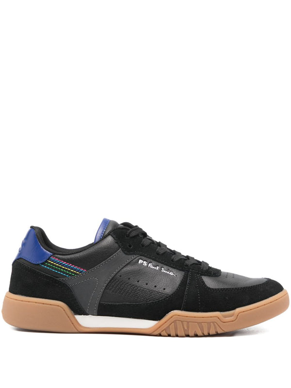 Baskets en cuir