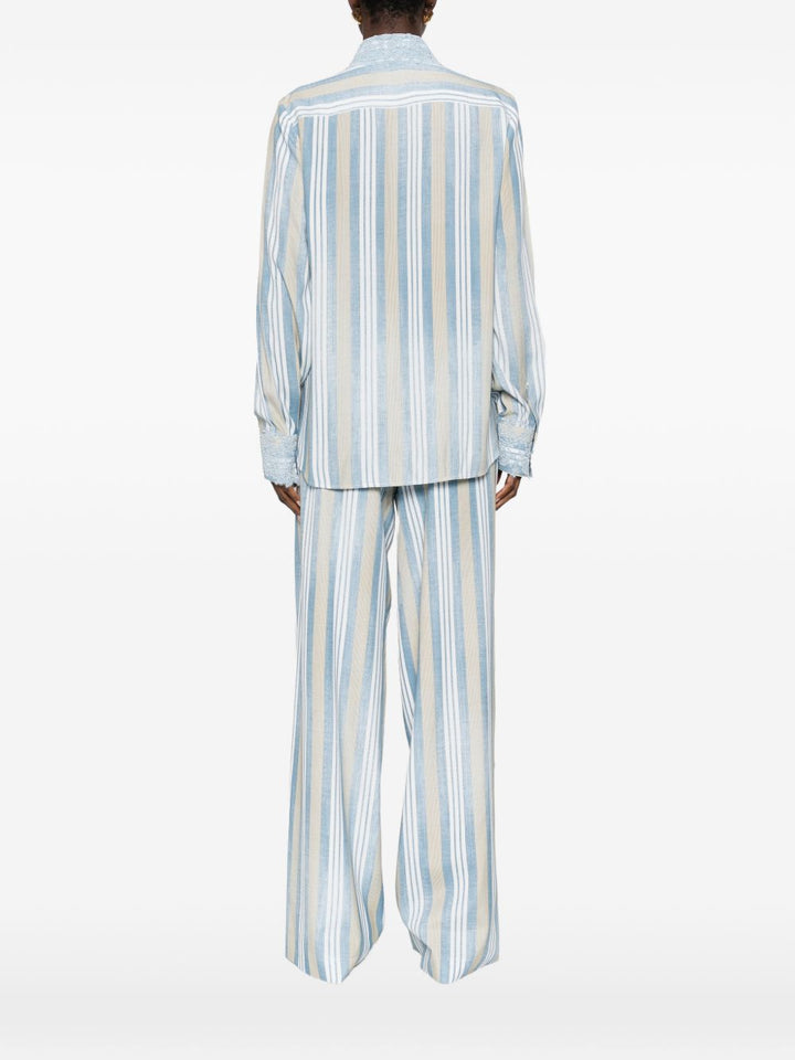 Ermanno Scervino Shirts - Blue and green | ca7a222a8d3e1549d7670bb6abdb852e70885d20