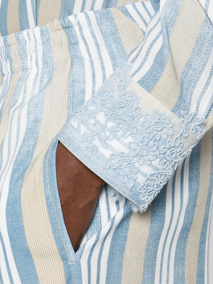 Ermanno Scervino Shirts - Blue and green | 605c86ca7bae1babc2b01a423beb270503108e12