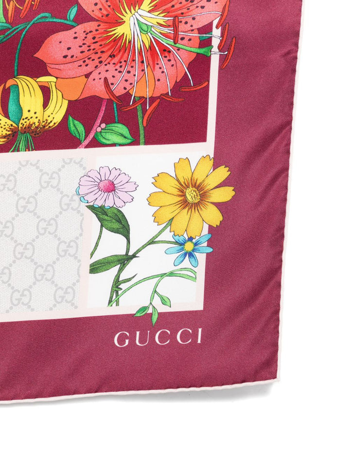 Gucci Scarfs - Blue and green | 04705d81d69482b625edcdd0b23bdf1eea640ce0