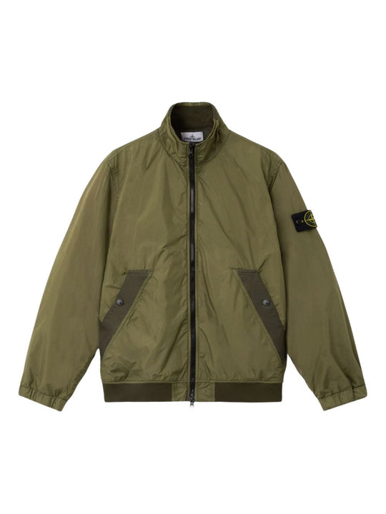 Wool And Nylon Bomber Jacket