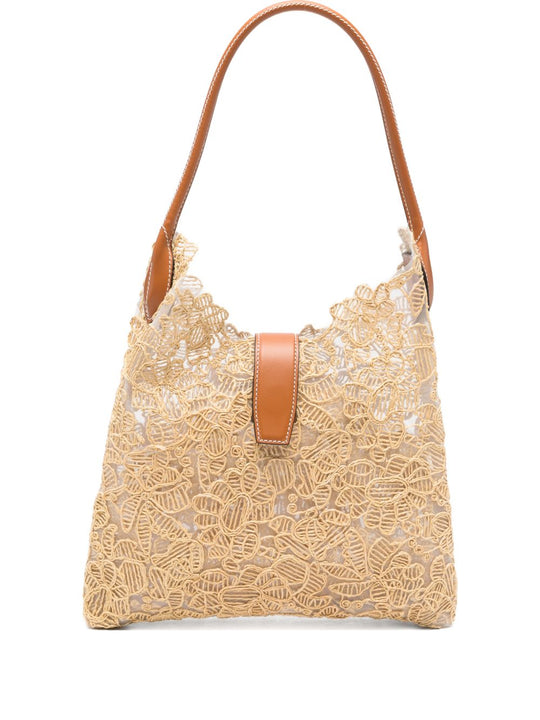 Rafia Medium Hobo Bag