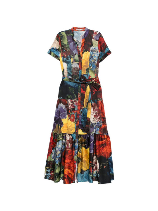 Printed Midi Dress