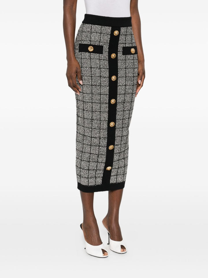 Balmain Skirts - Blacks and greys | 6b91403298b7411b4b055cb14e3bb1abd32669ac