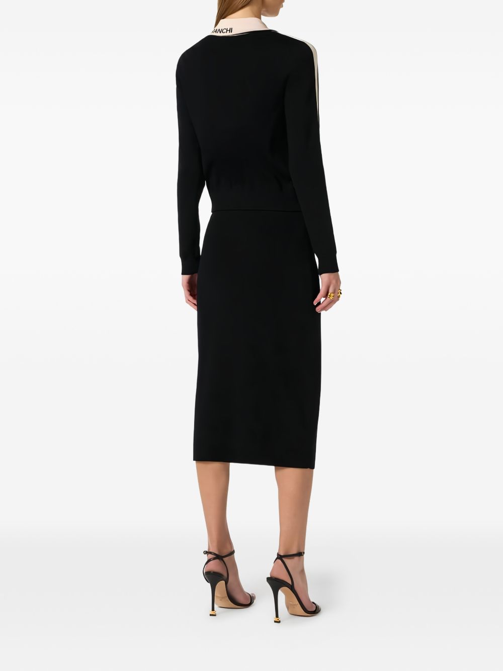 Elisabetta Franchi Sweaters - Blacks and greys | 42e3fabf972b5236807e1a09ac6e82aa73760fcb