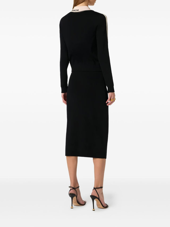 Elisabetta Franchi Sweaters - Blacks and greys | 42e3fabf972b5236807e1a09ac6e82aa73760fcb