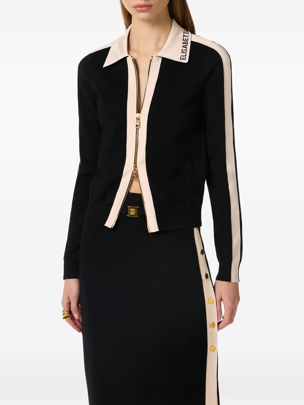 Elisabetta Franchi Sweaters - Blacks and greys | 173d3e4c8b2fb36c8e66e37f7d5fb5d973d85ecf