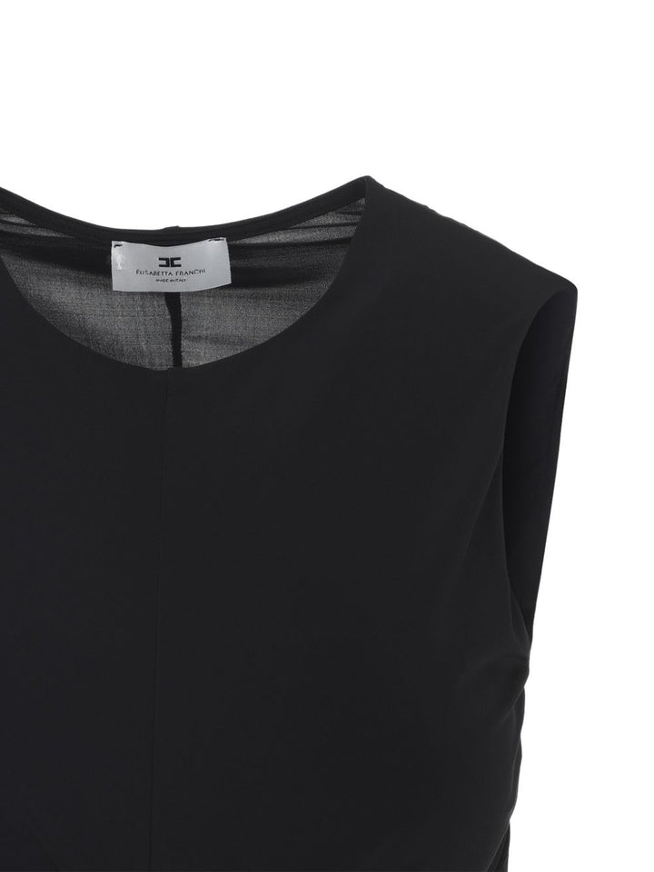 Elisabetta Franchi Top - Blacks and greys | 1f2f831de95109a3c52585d5e283ac4c7cb681ed