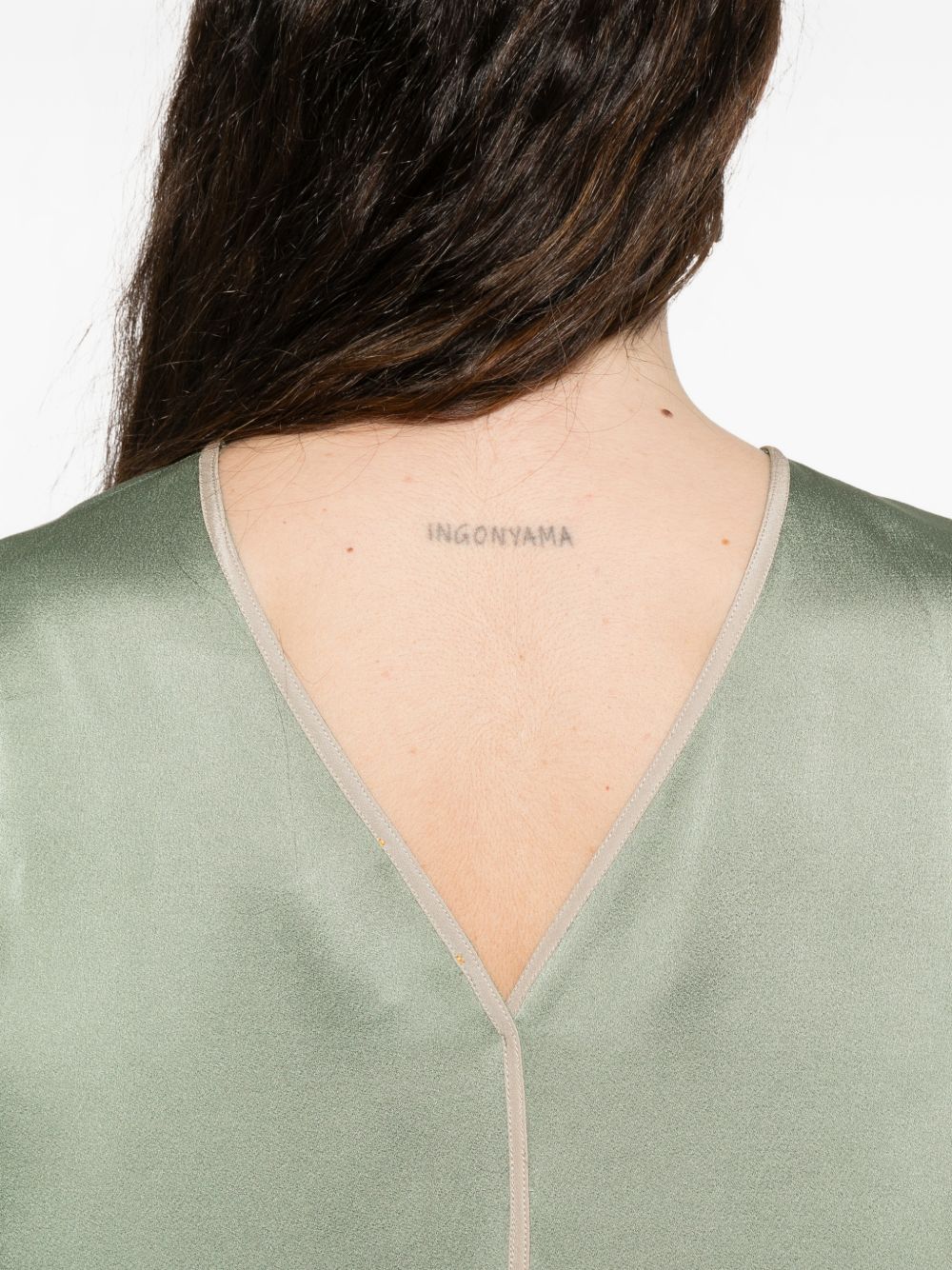 Forte Forte Top - Blue and green | 39df18e0fc20ad344fd8a6727a000fcfb17f8f1c