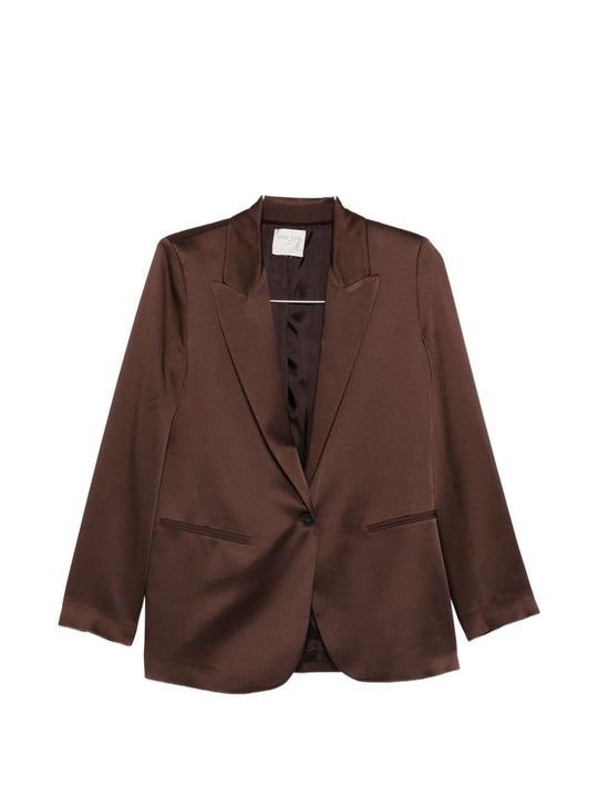 Single-Breasted Blazer Jacket