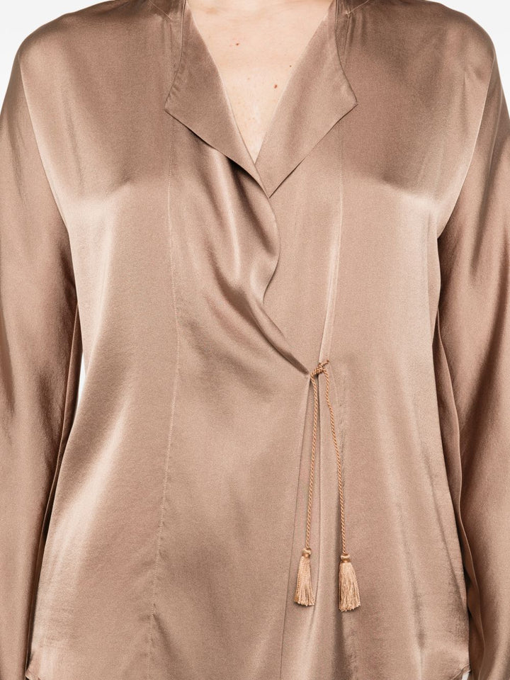 Forte Forte Shirts - Brown | b64b0e8647b8b565589d88a9ff71838d6c86c2f5