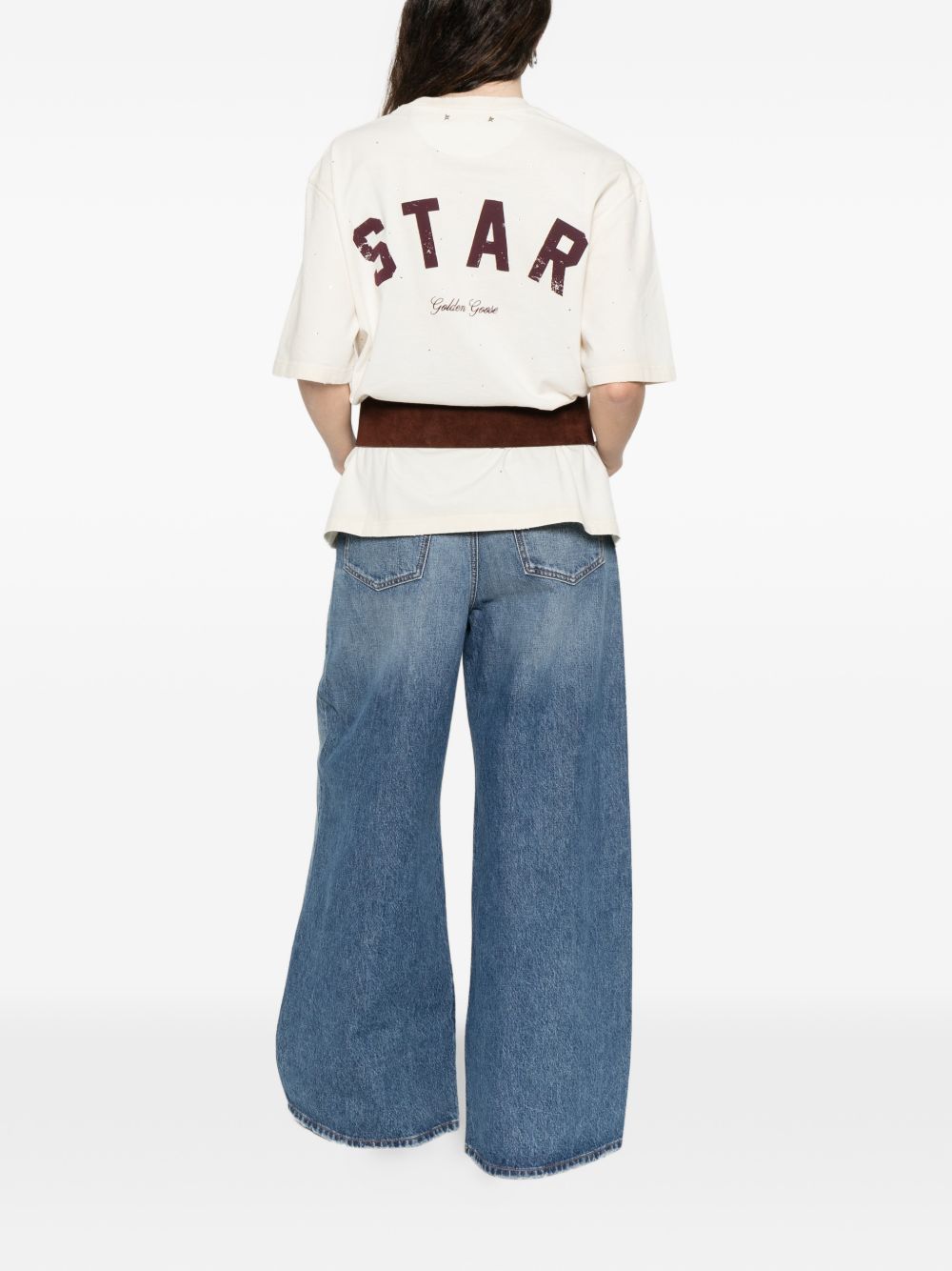 Golden Goose T-shirts and Polos - Light and natural | 7b548454f855580aaf4bb0816b73a72a336b2713