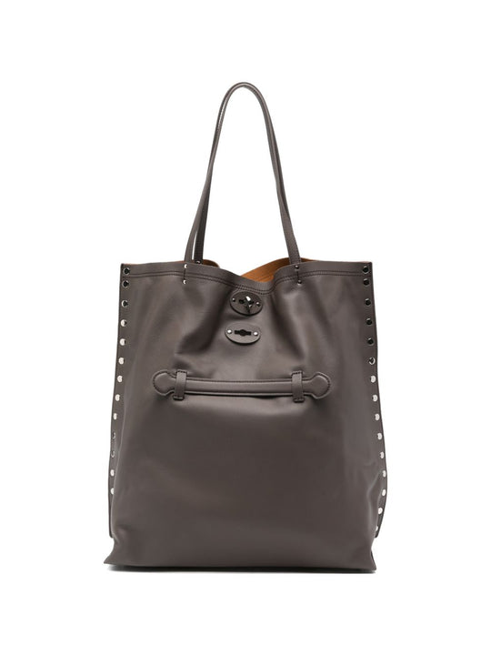 A'Spasso Saeta Medium Leather Handbag