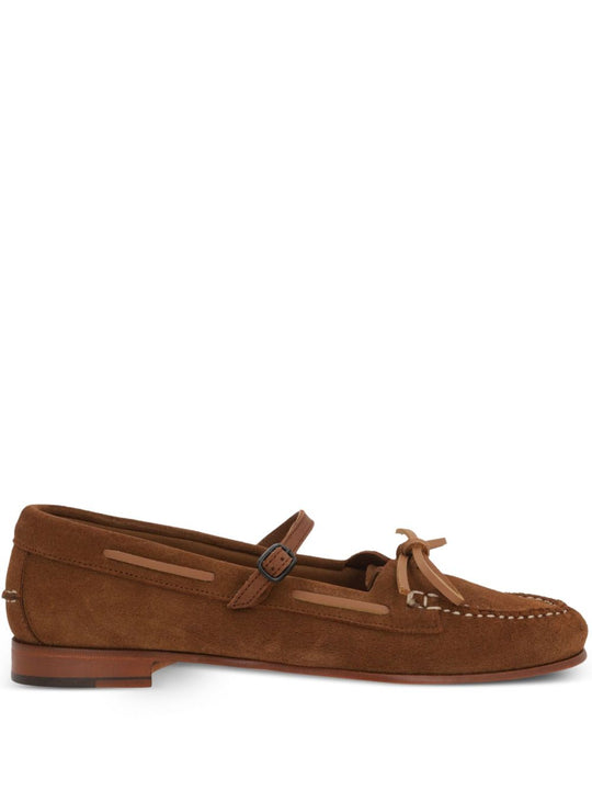 Lorea Suede Leather Loafers