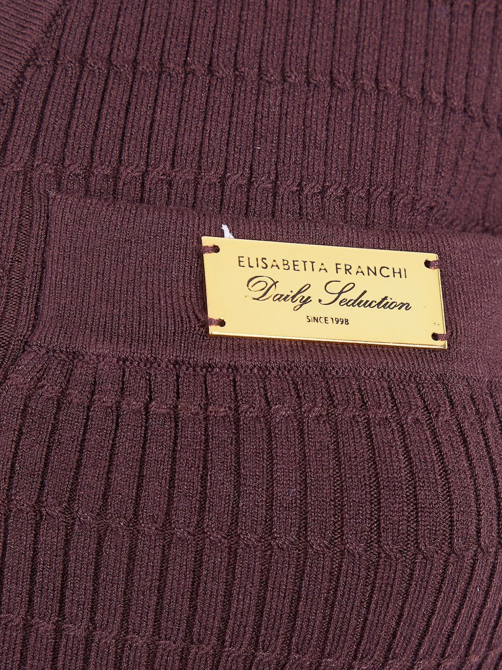 Elisabetta Franchi Sweaters - Brown | 9c5224274089333d70d1071293d92c0d69fd8e6f