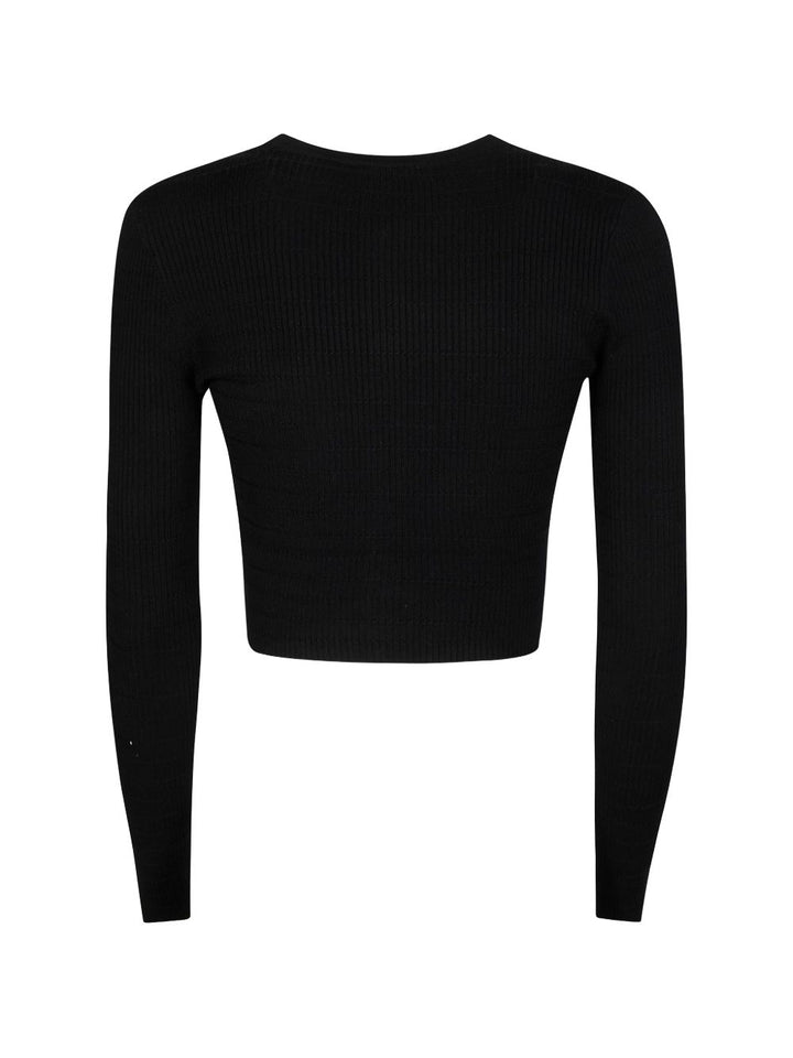 Elisabetta Franchi Sweaters - Blacks and greys | 6e1a28e0124d923a9ac1d6e2d354bccfb0d07339