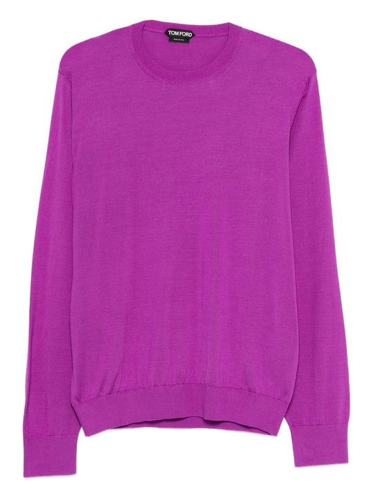Silk Crewneck Sweater