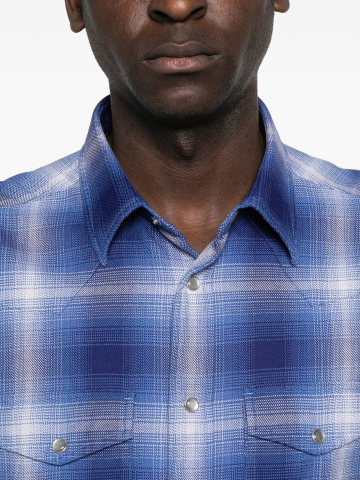 Tom Ford Shirts - Blue and green | 87ec8736f7b2b39ad99f6c713a236807e7541bcc
