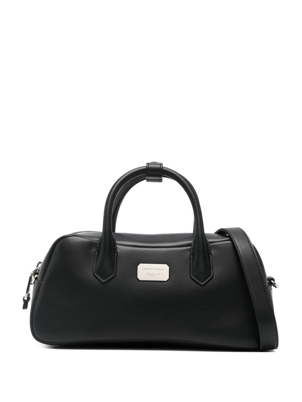 Medium Leather Bowling Bag