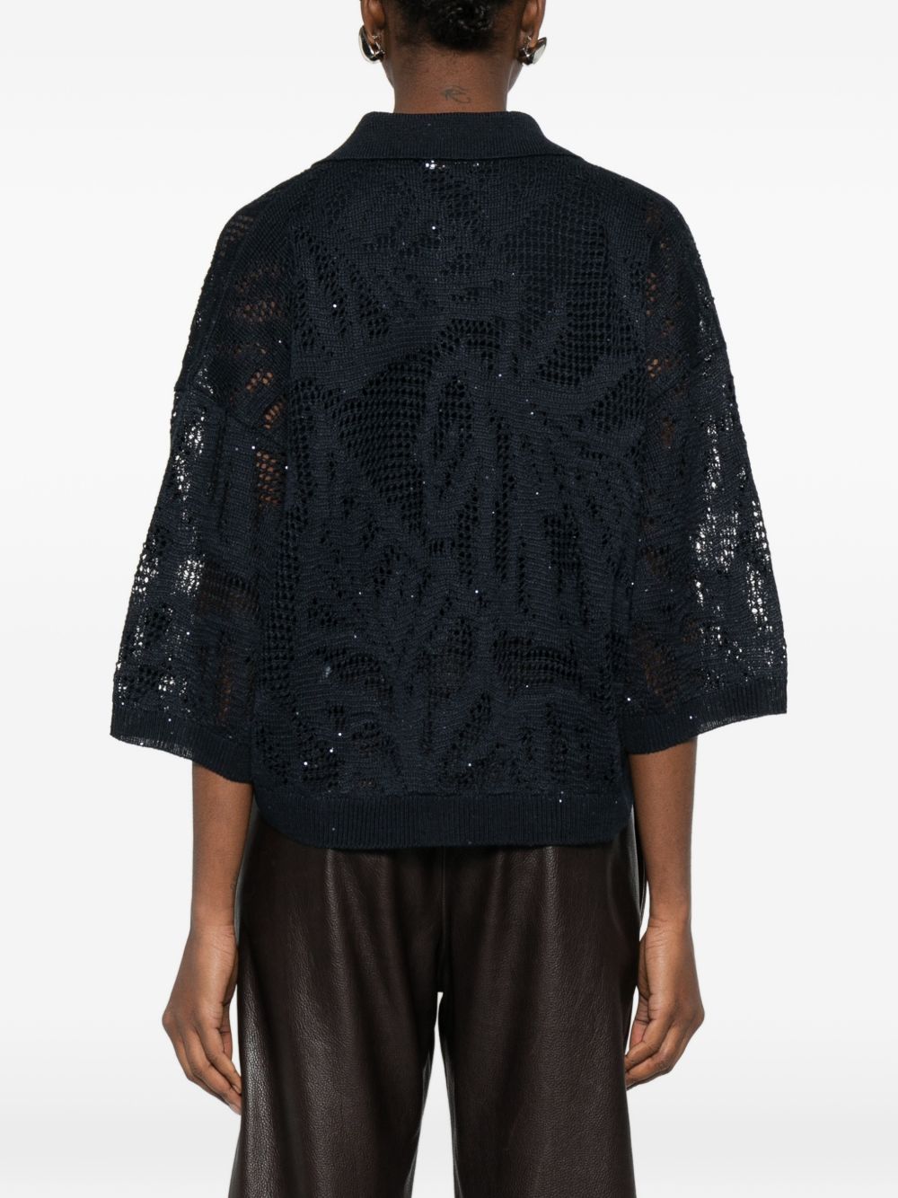 Brunello Cucinelli T-shirts and Polos - Blue and green | 4ad3e6a78ab9f3455c510a51c8b8b73c54bbd15f