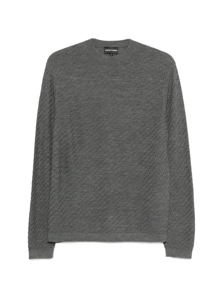 Emporio Armani Sweaters - Blacks and greys | 0235e02105c516522cf5fe9e166079e33cc94dfe