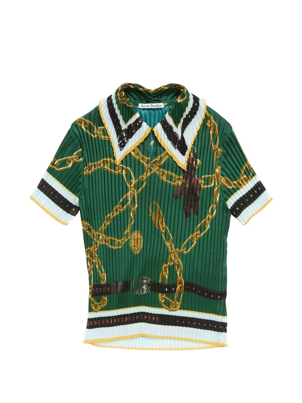 Acne Studios Shirts - Blue and green | 6772f98b99548cfc675243a92b21a2b0f03a902f