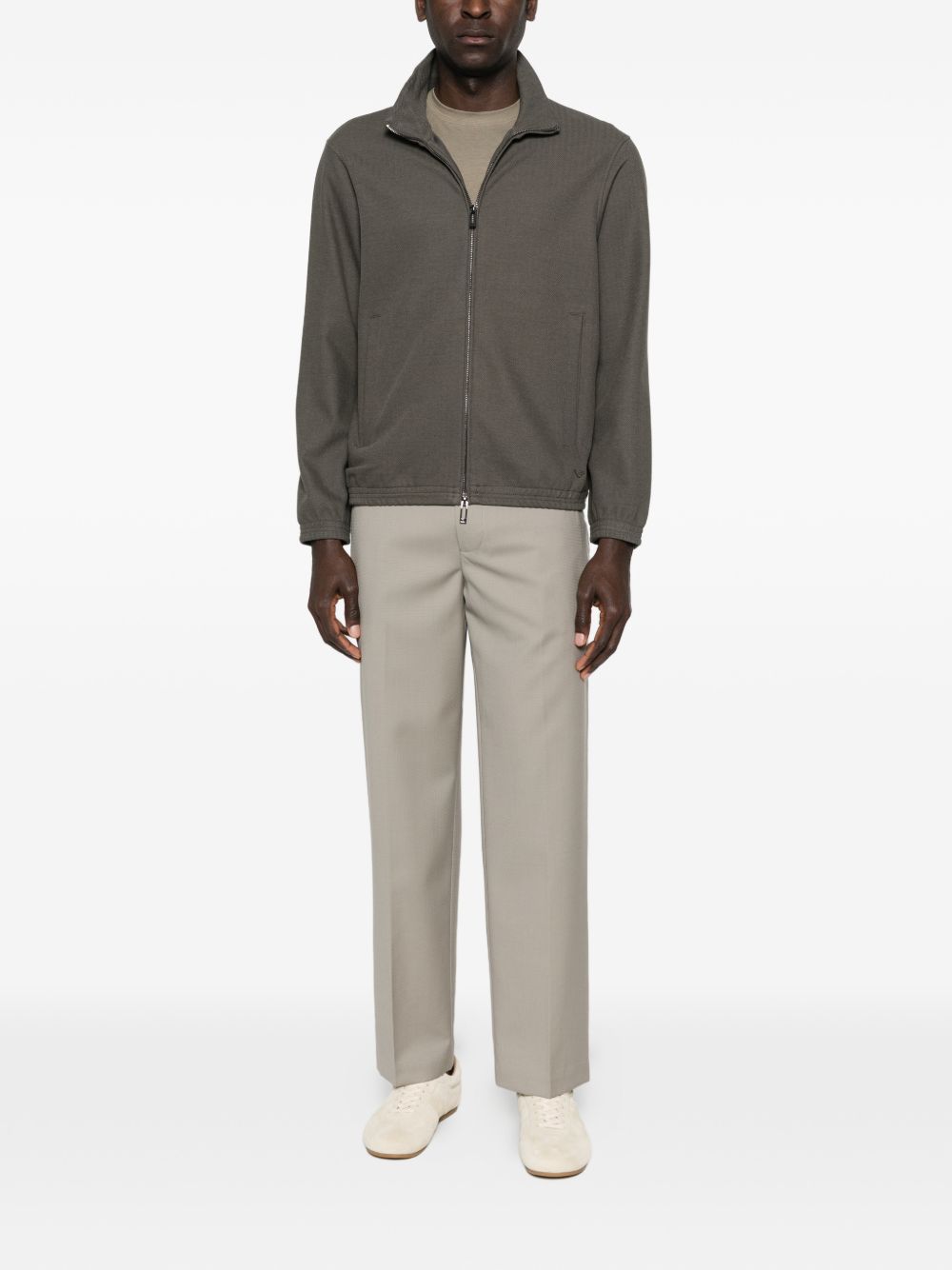 Emporio Armani Sweaters - Blacks and greys | cca1f2b7558b78357676fbc85ae1936af5d7b7c1