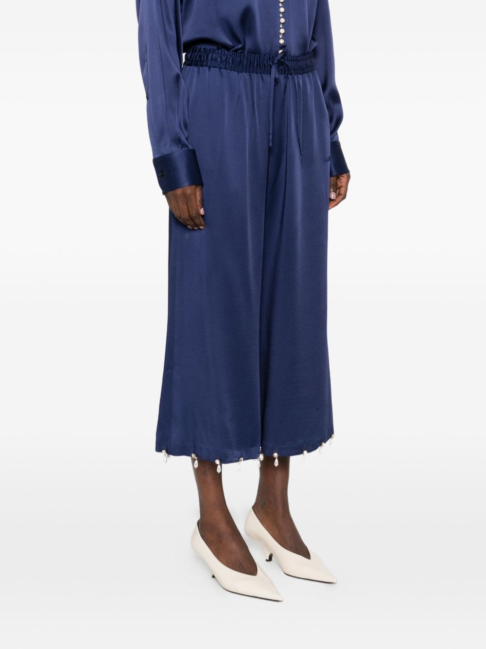 Stella Mccartney Trousers - Blue and green | 7bd991b73a3d2df138d57807b56b7fda15fd847e