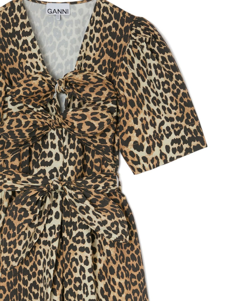 Ganni Dresses - Brown | 727dd005f1354606ced55f9cadc2f2d2e381481b