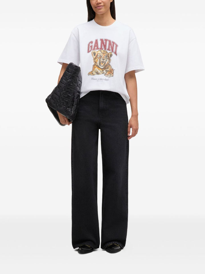 Ganni T-shirts and Polos - Light and natural | 4fc27a9809ea509e07a5234d26cd9c666c4170fc