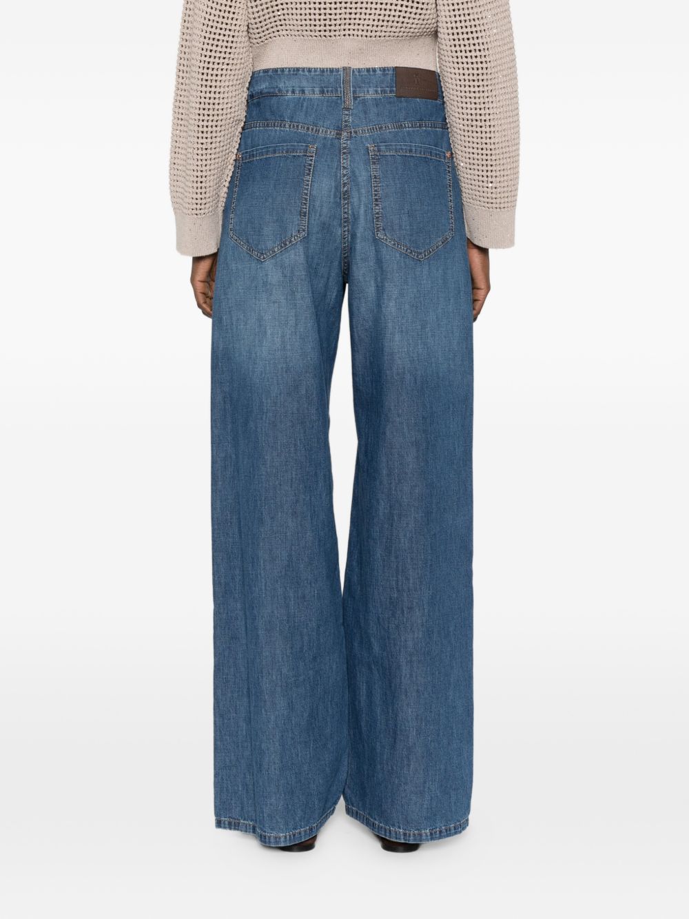 Brunello Cucinelli Jeans - Blue and green | 93b66c5080f93939fc09ad396ef3691866f5e3b7