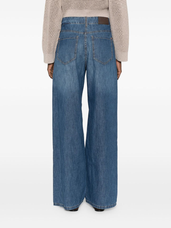 Brunello Cucinelli Jeans - Blue and green | 93b66c5080f93939fc09ad396ef3691866f5e3b7