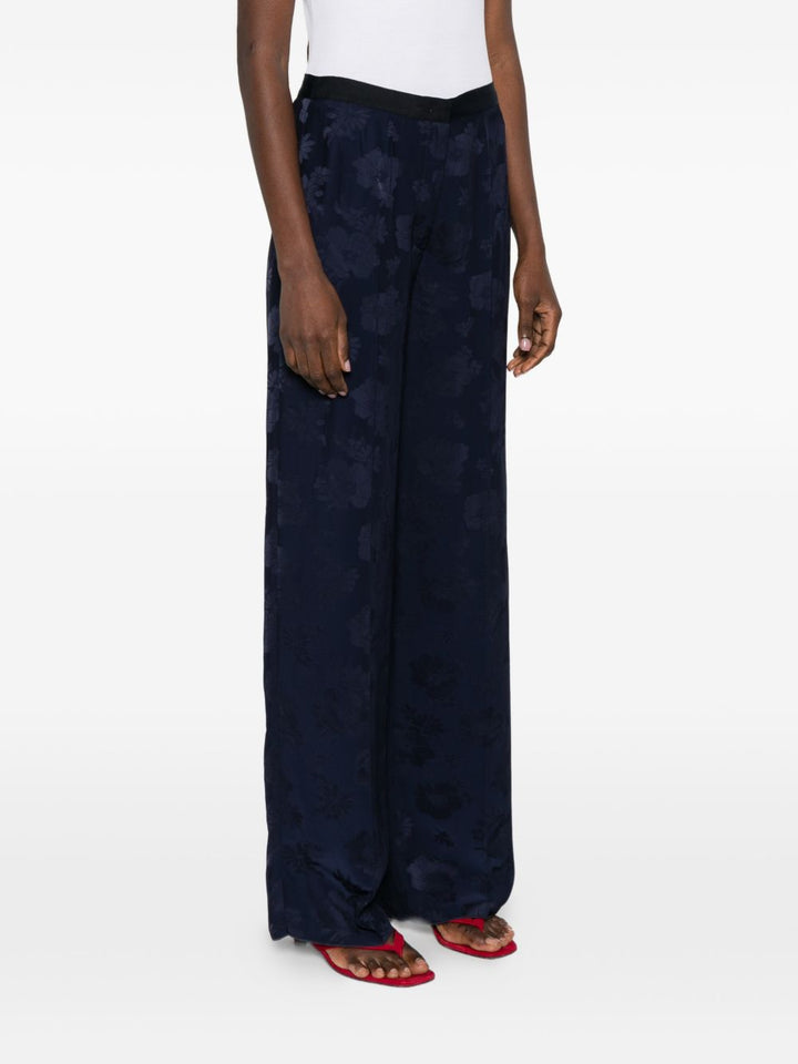 Forte Forte Trousers - Blue and green | f05e138219a09b9a036a1b344a0da9ce568719aa