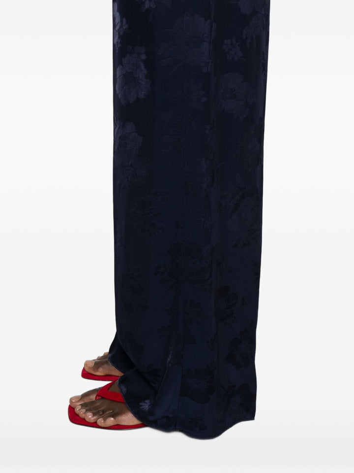 Forte Forte Trousers - Blue and green | ddee46977c861c0407954e3bfee477bee44dbb7d