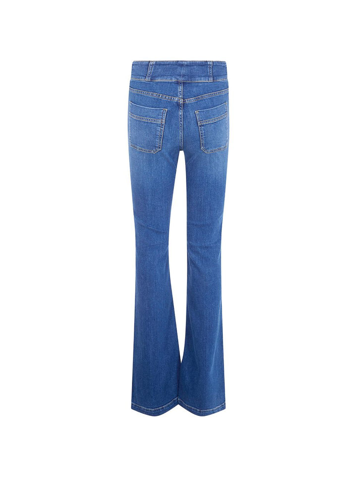 Elisabetta Franchi Jeans - Blue and green | d667e8ac09eff406ed4f8c65a8dd7e1215d28bfd