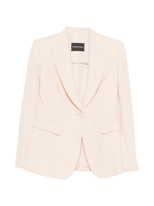 Single-Breasted Blazer Jacket