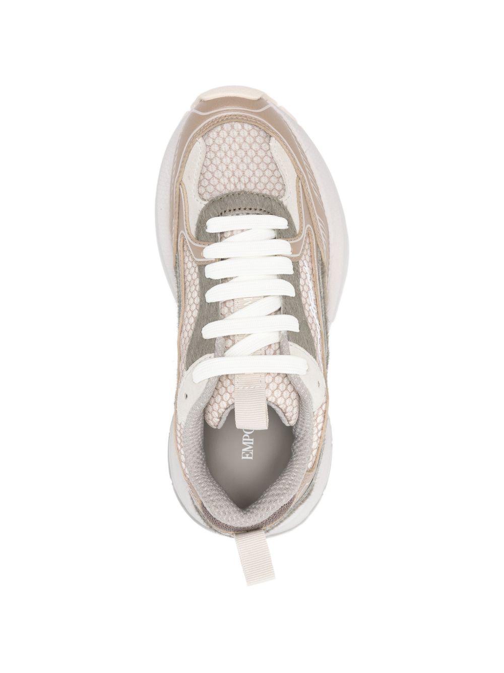 E.Armani Exclusive Pre Sneakers - BEIGE | db34549e8d0b26c661b5274e6ada94531b1cc823