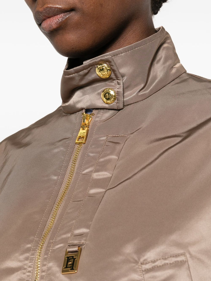 Elisabetta Franchi Coats - Light and natural | 23822a31ac1b034916dcc74604ca93a13eeeb386