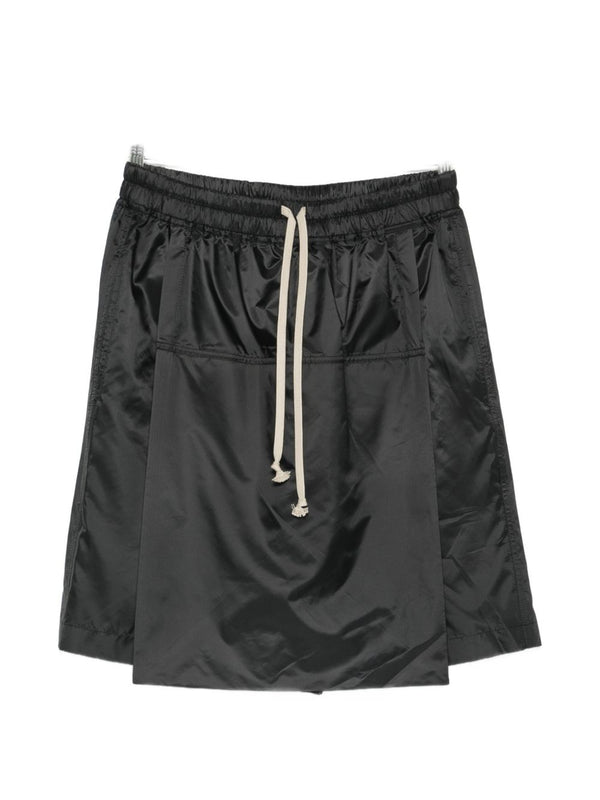 Nylon Midi Skirt