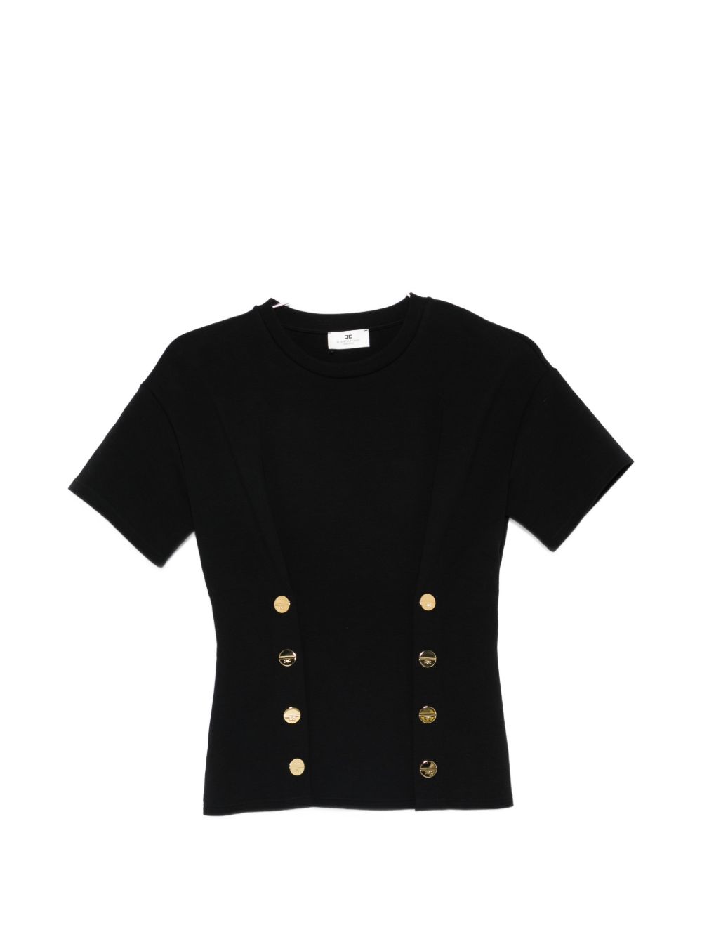 Elisabetta Franchi T-shirts and Polos - Blacks and greys | 74c26e6fd6585d826aeb3606524b492439f04000
