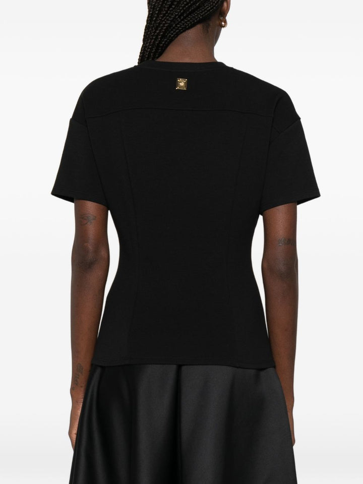 Elisabetta Franchi T-shirts and Polos - Blacks and greys | e32bb5d920d1b42c48ce84e5a5eb8b19639ba540