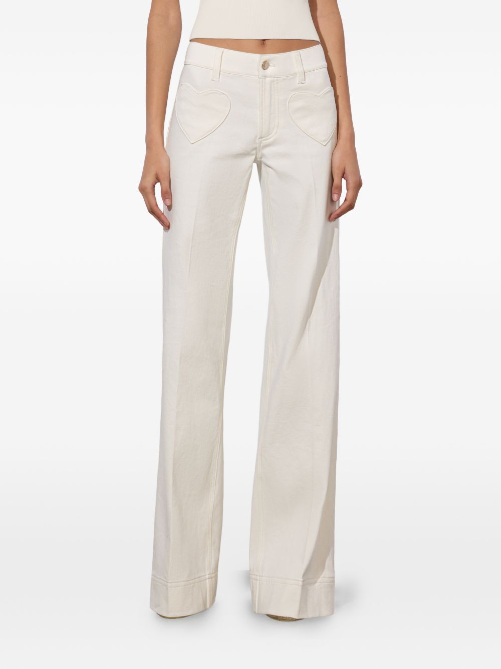Alice + Olivia Trousers - Light and natural | c0b68f5eb0206f9ca7aff8a7e5de526e0ee0c2ad