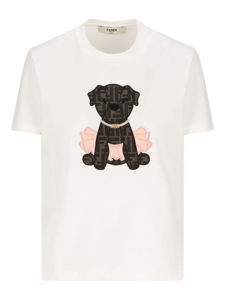 Fendi T-shirts and Polos - Light and natural | 42c68d7be4c5107fb30b5c5d82a227080fc256d7