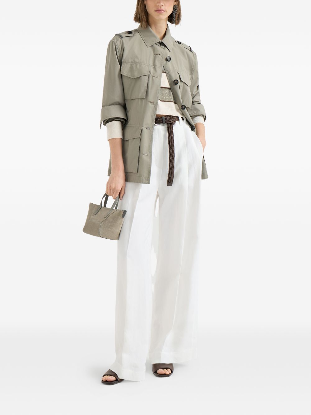 Brunello Cucinelli Coats - MARRONE | 7c7c6416fc0f24040359f8d401fa1ff7fae626dd