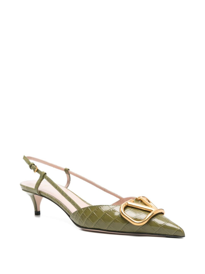 Valentino Garavani With Heel - Blu e verdi | 5d4666d32cb8660a27c716a54ee7580304836ffb