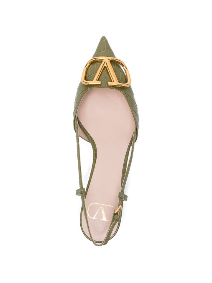Valentino Garavani With Heel - Blu e verdi | 4e5a85393b93641862913904ea2b4f14cd031a44